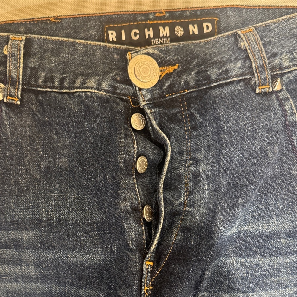 Richmond Denim Men's Dark Blue Jeans